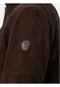 JOOP! Kurtka skórzana 1500158 80100853 Brązowy Regular Fit. Kolor: brązowy. Materiał: skóra #4