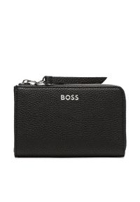 BOSS - Boss Mały Portfel Damski 50499030 Czarny. Kolor: czarny. Materiał: skóra