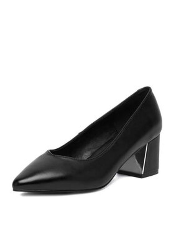 Lasocki Czółenka CEO-HMS3022-2 Czarny. Kolor: czarny. Materiał: skóra