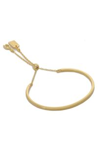 Coach Bransoletka Slider Bangle Bracelet 37440610GLD710 Złoty. Materiał: metalowe, złote. Kolor: złoty