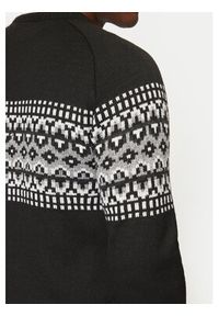 Brave Soul Sweter MK-517ERICKSON Czarny Regular Fit. Kolor: czarny. Materiał: syntetyk #3