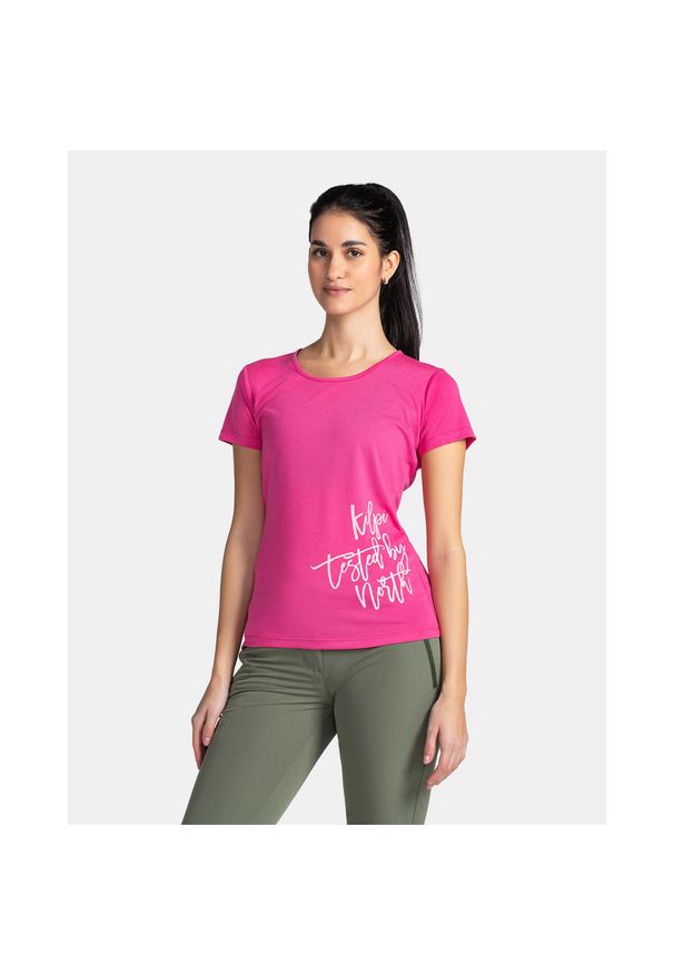 Damska koszulka funkcjonalna Kilpi GAROVE-W. Kolor: różowy. Sport: turystyka piesza