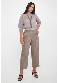 Sweter damski pleciony z cekinami PESERICO #3