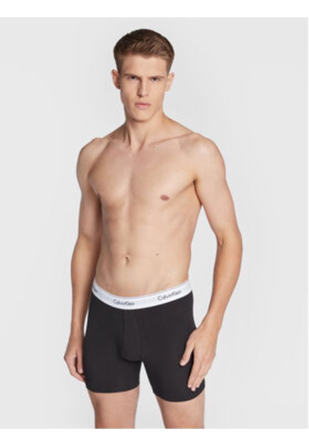 Calvin Klein Underwear Komplet 3 par bokserek 000NB2381A Czarny. Kolor: czarny. Materiał: bawełna