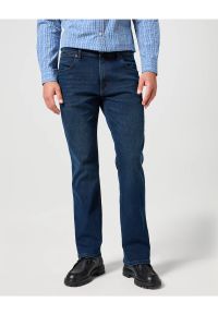 Wrangler - WRANGLER MĘSKIE SPODNIE JENSOWE HORIZON ONYX WASH 112356834