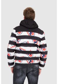 Invicta - INVICTA Puchowa kurtka męska w pasy i logo, Rozmiar XL. Kolor: wielokolorowy. Materiał: puch #5
