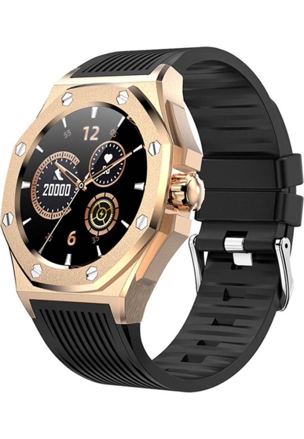 Smartwatch Kumi GW20 Czarny (GW20G). Rodzaj zegarka: smartwatch. Kolor: czarny