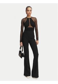 Elisabetta Franchi Body BO-030-62E2-V300 Czarny Slim Fit. Kolor: czarny. Materiał: syntetyk #2