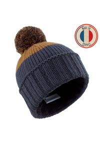 WEDZE - Czapka narciarska dla dzieci Wedze Grand Nord 500. Kolor: wielokolorowy, niebieski, brązowy. Materiał: akryl, materiał. Sezon: zima. Styl: sportowy #1