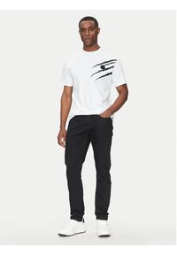 Plein Sport T-Shirt SAEC MTK8019 STE001N Biały Regular Fit. Kolor: biały. Materiał: bawełna. Styl: sportowy #4