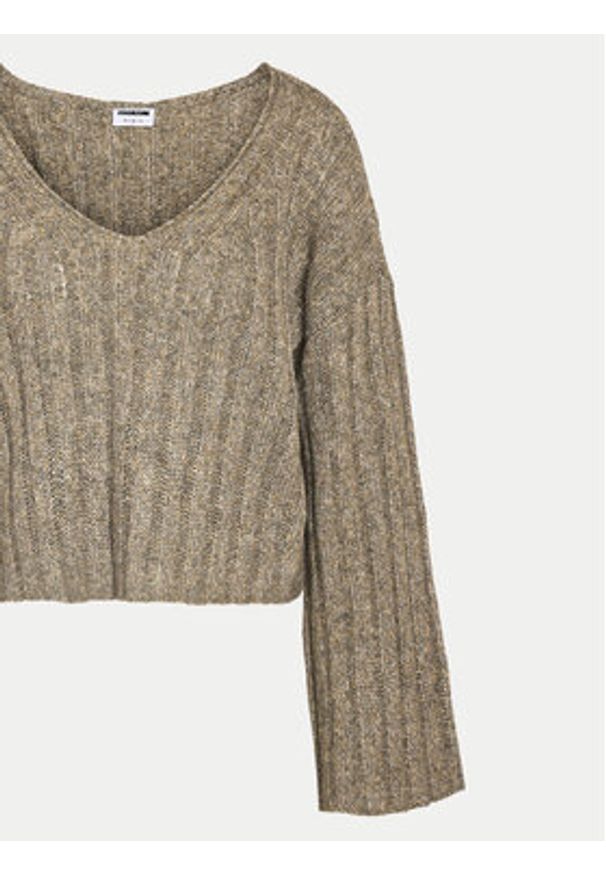 Noisy may - Noisy May Sweter Nina 27027618 Beżowy Loose Fit. Kolor: beżowy. Materiał: syntetyk