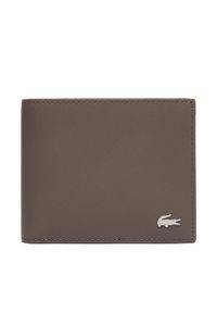 Lacoste Portfel męski NH1115FG Brązowy. Kolor: brązowy. Materiał: skóra