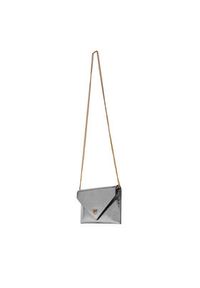 Pinko - PINKO Torebka Flat Purse Mini AI 25-26 PCPL 105347 A2OT Srebrny. Kolor: srebrny. Materiał: skórzane #5