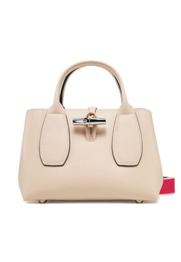 Longchamp Torebka 10095HCN Beżowy. Kolor: beżowy. Materiał: skórzane