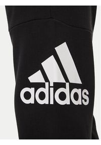 Adidas - adidas Spodnie dresowe Essentials French Terry Tapered Cuff Logo Joggers HA4342 Czarny Regular Fit. Kolor: czarny. Materiał: bawełna #4