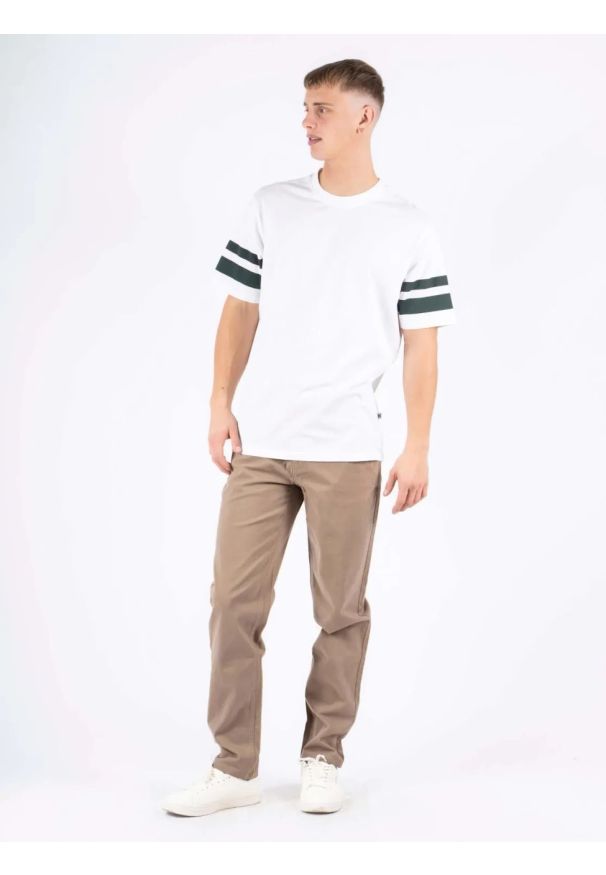 MARCUS - Męskie Spodnie Materiałowe Marcus Gerry Chino 6080 Golden Sand 16-200140. Materiał: materiał