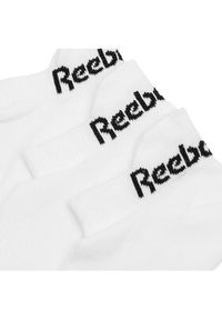 Reebok Zestaw 3 par niskich skarpet unisex R0356P-SS24 (3-pack) Biały. Kolor: biały