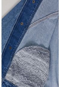 Pepe Jeans Kurtka jeansowa bawełniana Jacky przejściowa. Kolor: niebieski. Materiał: bawełna