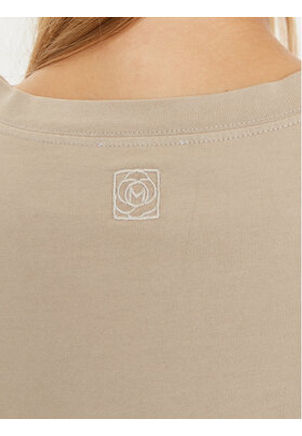 Marella T-Shirt Riserva 2423976024 Szary Relaxed Fit. Kolor: szary. Materiał: bawełna