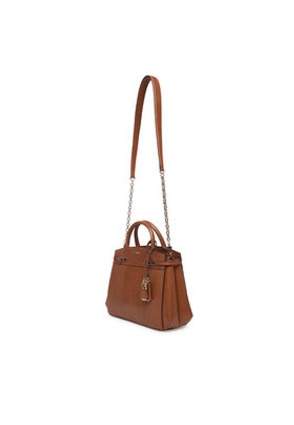 Guess Torebka Melinda HWKL99 33060 Brązowy. Kolor: brązowy. Materiał: skórzane