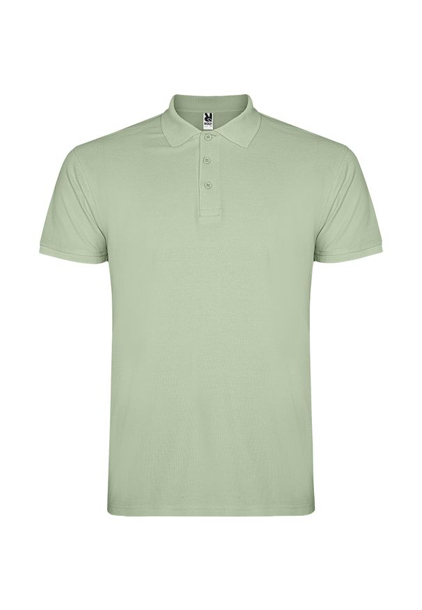 ROLY - Męska Koszulka Polo Star. Typ kołnierza: polo. Kolor: zielony