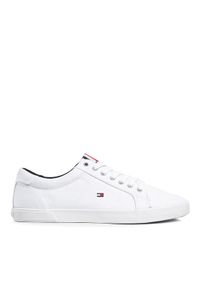 TOMMY HILFIGER - Tommy Hilfiger Sneakersy Iconic Long Lace Sneaker FM0FM01536 Biały. Kolor: biały. Materiał: materiał