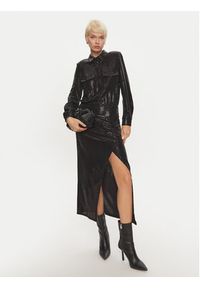 LOLA CASADEMUNT Sukienka koktajlowa LF2416003 Czarny Regular Fit. Kolor: czarny. Materiał: syntetyk. Styl: wizytowy #3