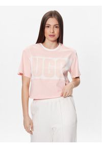 Ugg T-Shirt Jordene 1136881 Koralowy Relaxed Fit. Kolor: pomarańczowy. Materiał: bawełna