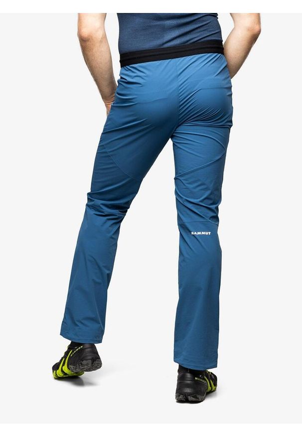Spodnie softshell męskie Mammut Aenergy Light SO Pants. Kolor: niebieski. Materiał: softshell