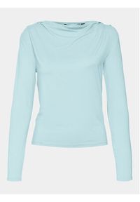 Vero Moda Bluzka Carol 10300935 Niebieski Regular Fit. Kolor: niebieski. Materiał: syntetyk #5