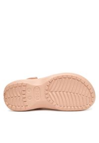 Crocs Klapki Classic Platform Clog 206750 Beżowy. Kolor: beżowy. Obcas: na platformie #6