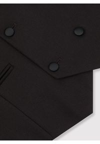 Pako Lorente - PAKO LORENTE – Brązowa kamizelka smokingowa. Kolor: brązowy. Wzór: gładki #4