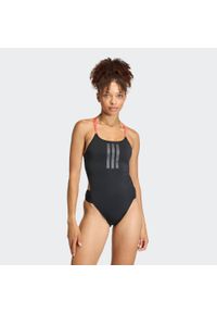 Adidas - Kostium Pływacki Ripstream 3-Stripes Tie Back. Kolor: czarny #1
