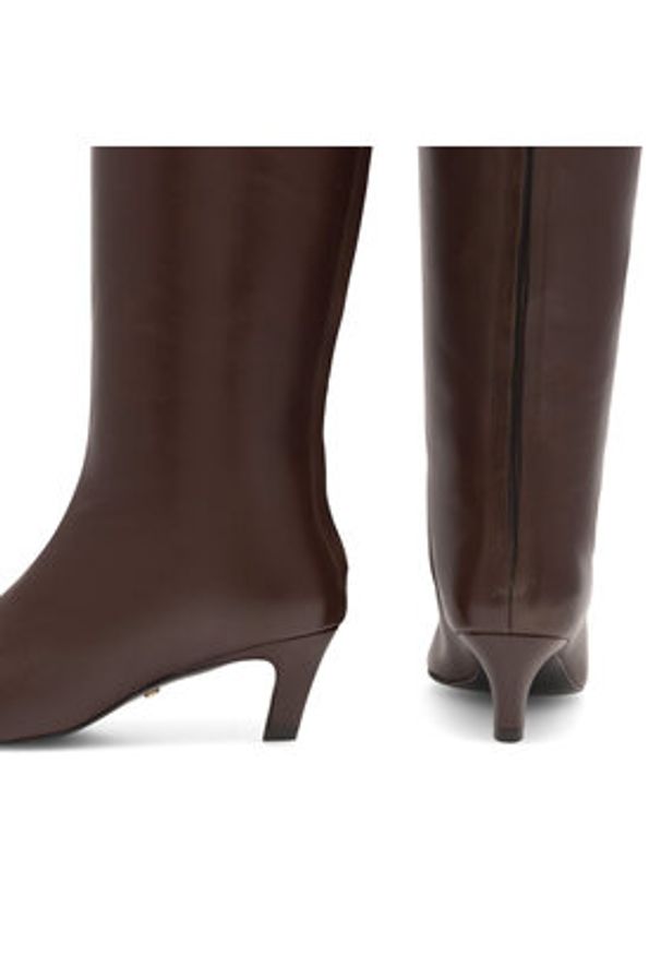 Gino Rossi Kozaki AMORA-6262 Brązowy. Kolor: brązowy. Materiał: skóra