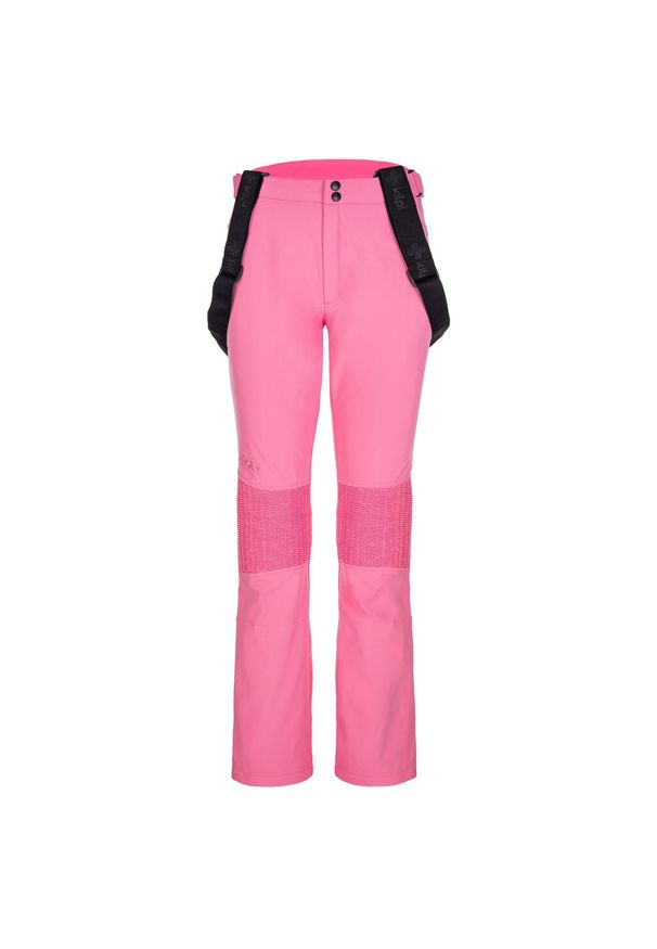 Damskie spodnie narciarskie softshell Kilpi DIONE-W. Kolor: różowy. Materiał: softshell. Sport: narciarstwo