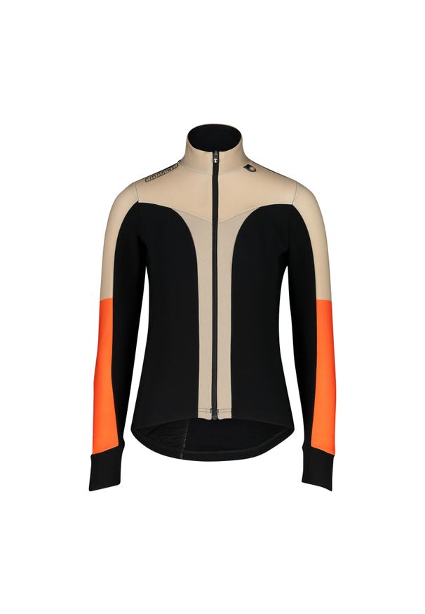 BIORACER - Damski jersey z długim rękawem Bioracer Vesper Tempest Thermal. Kolor: pomarańczowy, beżowy, wielokolorowy. Materiał: jersey. Długość rękawa: długi rękaw. Długość: długie. Sezon: zima. Sport: kolarstwo