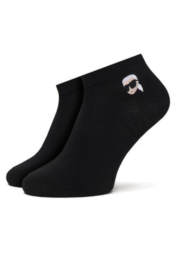 Karl Lagerfeld - KARL LAGERFELD Skarpety krótkie A4M47044 Czarny. Kolor: czarny. Materiał: bawełna