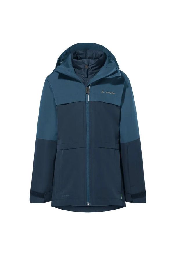 Vaude - Kurtka narciarska z kapturem dla dzieci VAUDE Snow Cup III. Typ kołnierza: kaptur. Kolor: niebieski. Sezon: zima. Sport: narciarstwo