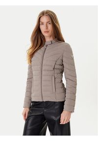 Guess Kurtka przejściowa W5YL13 WHDQ0 Beżowy Regular Fit. Kolor: beżowy. Materiał: syntetyk