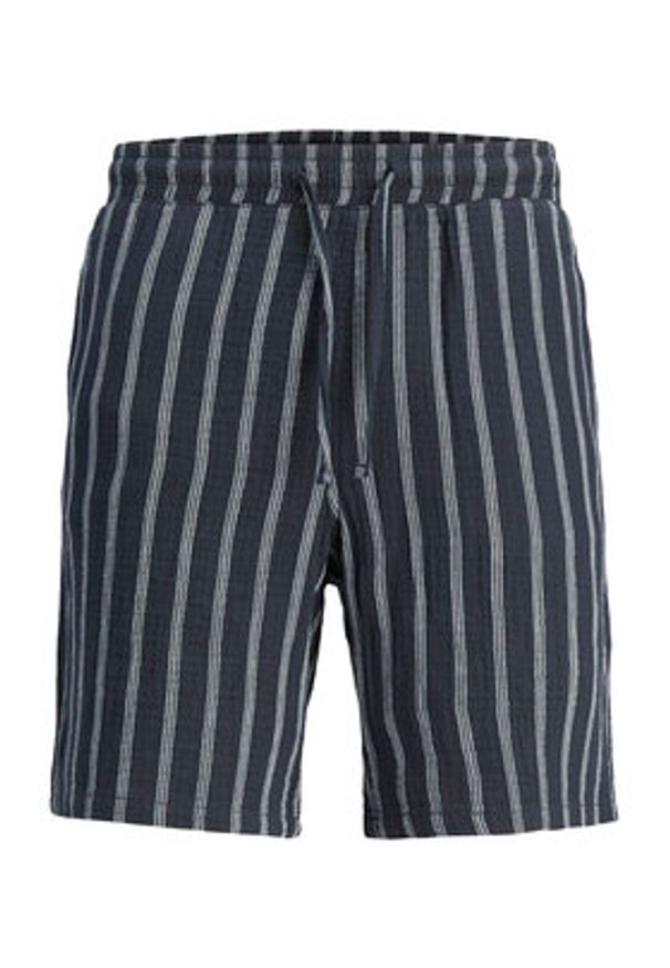 Jack & Jones - Jack&Jones Komplet koszula i szorty materiałowe Easter 12281255 Granatowy Relaxed Fit. Kolor: niebieski. Materiał: bawełna