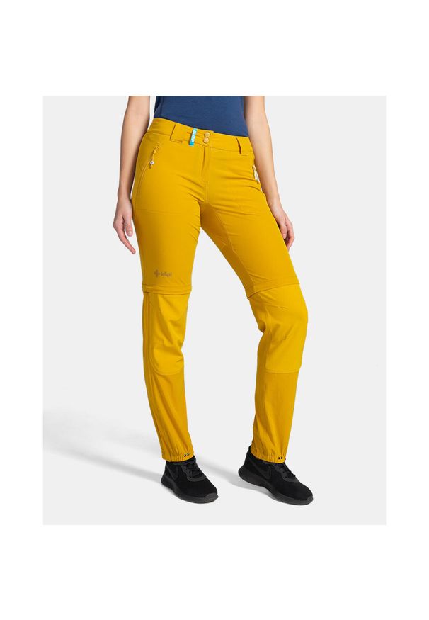 Damskie spodnie outdoorowe Kilpi HOSIO-W. Kolor: żółty