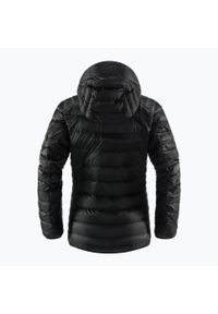 Kurtka puchowa damska Haglöfs Roc Down Hood. Kolor: czarny. Materiał: puch