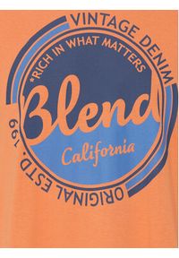 Blend T-Shirt 20715308 Pomarańczowy Regular Fit. Kolor: pomarańczowy. Materiał: bawełna #4