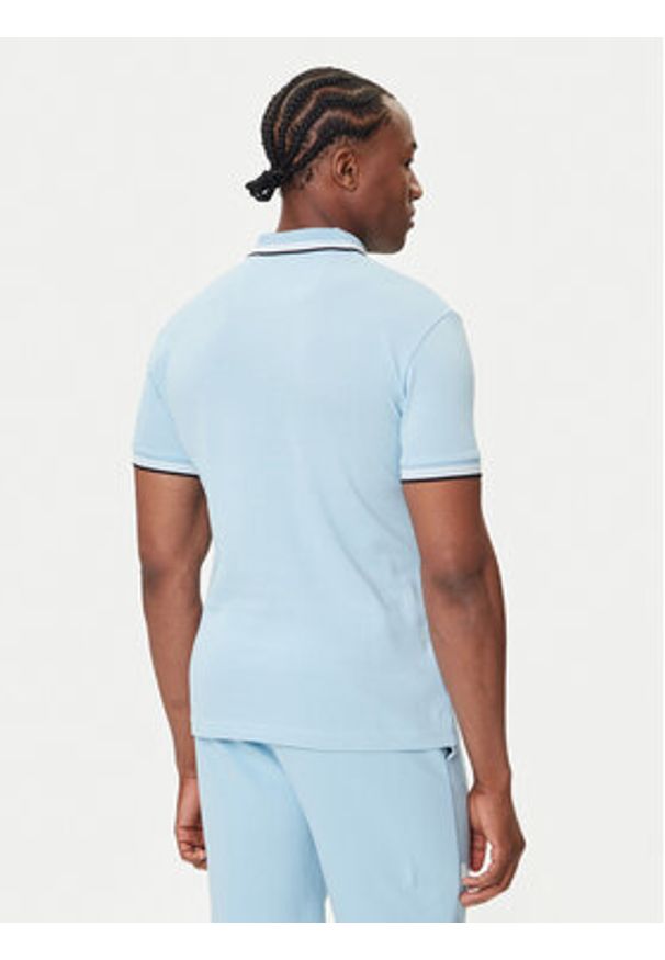 BOSS Polo Paddy 50469055 Błękitny Regular Fit. Typ kołnierza: polo. Kolor: niebieski. Materiał: bawełna