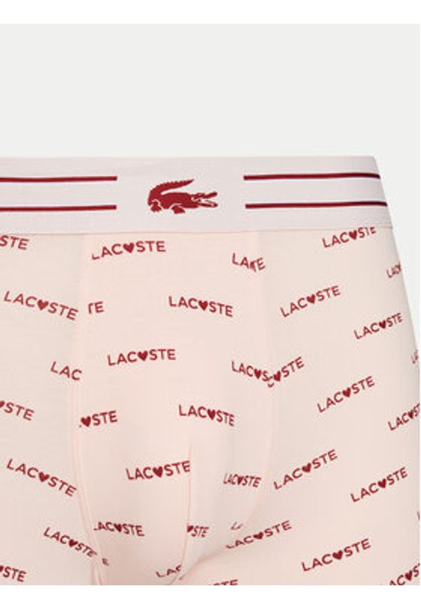 Lacoste Komplet 3 par bokserek 5H4748 Kolorowy. Materiał: bawełna. Wzór: kolorowy