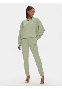 Pinko Spodnie dresowe Carico 100371 A1N7 Zielony Regular Fit. Kolor: zielony. Materiał: bawełna