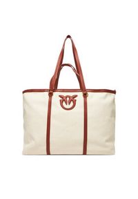 Pinko - PINKO Torebka Miranda Shopper Extra PE 25 PLTT 104715 A2G2 Beżowy. Kolor: beżowy #6