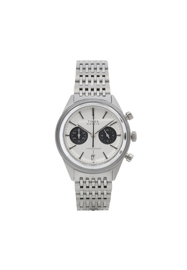 Timex Zegarek Marlin TW2Y24600 Srebrny. Kolor: srebrny