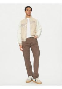 Guess Jeans Kurtka bomber M5GL32 WHAA2 Beżowy Regular Fit. Kolor: beżowy. Materiał: syntetyk #4