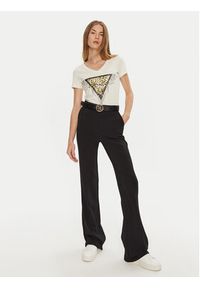 Guess T-Shirt W4BI18 J1314 Beżowy. Kolor: beżowy. Materiał: bawełna #5